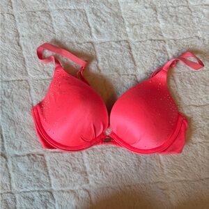 Victoria’s Secret Women’s Pink Embellished Push-Up Bra